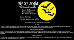 Desktop Screenshot of flybynightbatremoval.com
